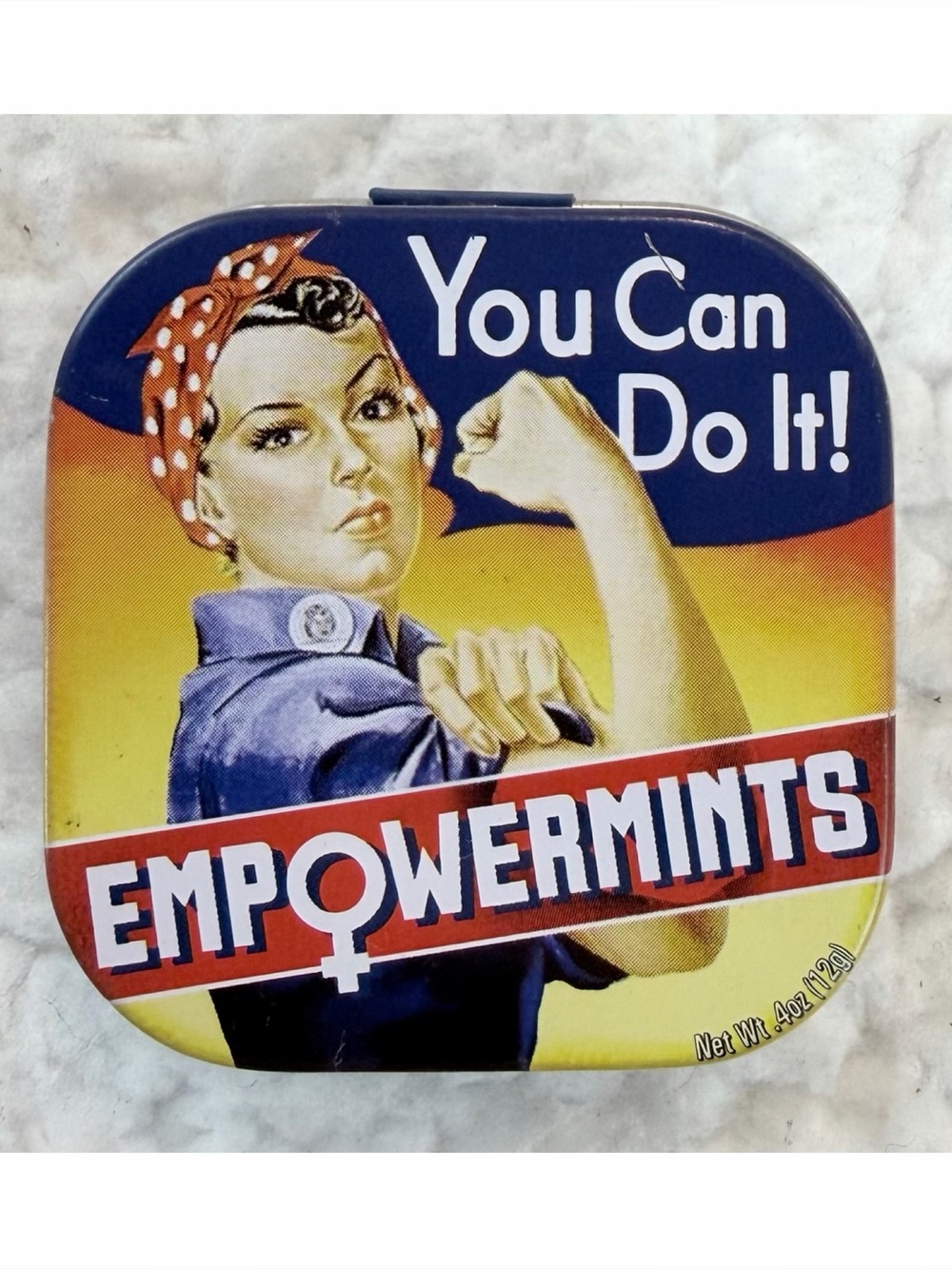 THE UNEMPLOYED PHILOSOPHERS GUILD • “Empowermints” Rosie the Riveter Mini Tin